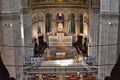 The choir and the altar