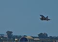 A Qatar Emiri Air Force Dassault Mirage 2000-5 fighter jet takes off as part of a Joint Task Force Odyssey Dawn mission, at Souda Bay.