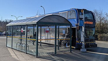 Transporte púbico promocionando Movember en Surrey, Canadá.