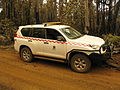 4WD vehicle (used by a sector commander) Toyota Land Cruiser, Perth Hills, October 2014.