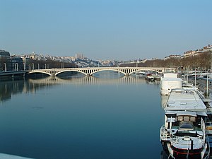 Rhône vid Lyon.