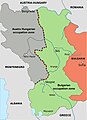 Serbian territories annexed by Bulgaria (1915-1918)