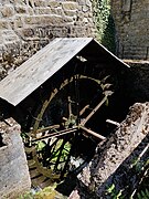 La roue à aubes du rouet Lyonnet dans la Vallée des Rouets à Thiers.