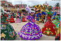 Português: Cortejo do Maracatu Piaba de Ouro no espaço Ilumiara Zumbi, em 2006.