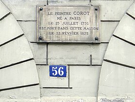 Plaque commémorative.