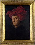 Thumbnail for File:Portrait of a Man in a Turban (Jan van Eyck) with frame.jpg