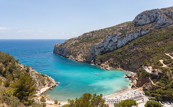 Granadella beach, Javea, Spain