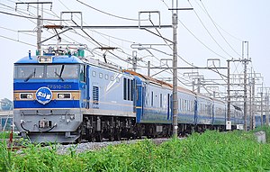 寝台特急「北斗星」 （2010年9月 栗橋駅 - 東鷲宮駅間）