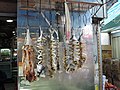 Salted dried butterfish in Chinese food store at Yuen Long, Hong Kong