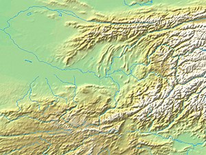 Alexandria-Oxus lies in the north of Afghanistan, close to the border with Tajikistan, in the region known as Bactria in antiquity.