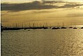 Vista del Río de la Plata, en Buenos Aires, Argentina.