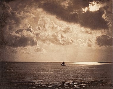 Early high-dynamic-range image, by Gustave Le Gray