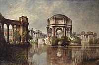 Palace of Fine Arts and the Lagoon, 1915