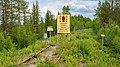 The old railroad Kemijärvi, Finland – Kandalaksha, Russia.