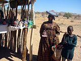 A souvenir stall (Namibia)