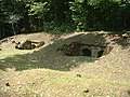 Niches à munitions d'une batterie à proximité du fort.