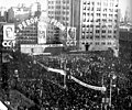 Presentación de la fórmula Perón-Eva Perón, el 22 de agosto de 1951