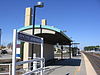 The platform at Lathrop/Manteca station