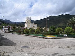 Central square and church