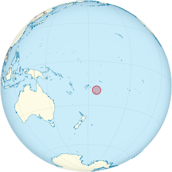 Location o Tonga