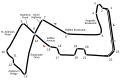 Revised circuit with the Singapore Sling chicane at turn 10 removed (2013–2014)