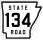 State Road 134 marker