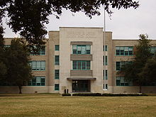 Art deco building exterior