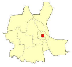 Location of Prampir Makara within Phnom Penh