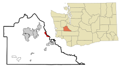 Location of Nisqually Reservation, Washington