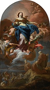 Immaculée conception avec le prophète Elie 1740-1741, Vente Sotheby's 2017