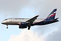 Suchoi Superjet 100 der Aeroflot, seit einigen Monaten im Liniendienst. (ab 12. Februar 2012)