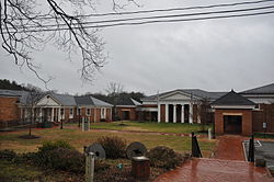 Fluvanna County administrative and legal buildings in Palmyra