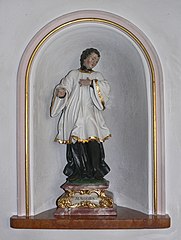 Statue de saint Louis - Église paroissiale d'Horgenzell (Bade-Wurtemberg, RFA).