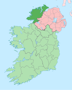 Location of Qarku Donegal