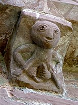 Sheela na Gig στο χωριό Kilpeck της Αγγλίας.