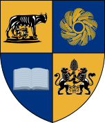 The coat of arms of Cluj County, Romania[24]