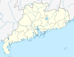 Dong Thành trên bản đồ Quảng Đông