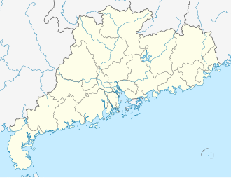 Mappa di localizzazione: Cina Guangdong
