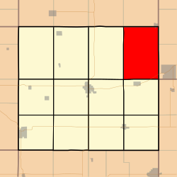 Location in Chickasaw County