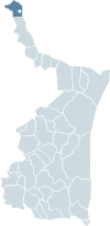 Location of the Municipality of Nuevo Laredo in Tamaulipas