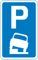 Vehicles may be parked partially on the verge or footway