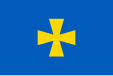 Flag of Poltava Oblast, Ukraine (Cossack Cross)