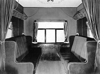 Passenger cabin of the airship, 1924