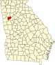 State map highlighting Douglas County