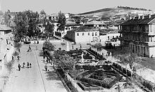 A picture of the center of Shijak, Albania in 1964.