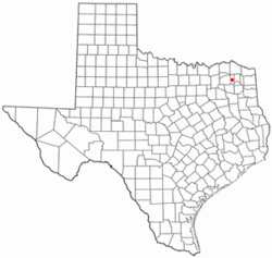 Location of Mount Vernon, Texas