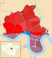 Tower Hamlets 2014 results map