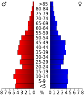 Bevolkingspiramide Grant County