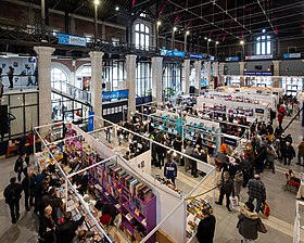 Le festival dans la halle aux grains en 2018.