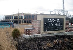 Mason, Michigan - municipal complex, city hall.jpg